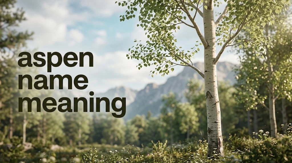 aspen name meaning