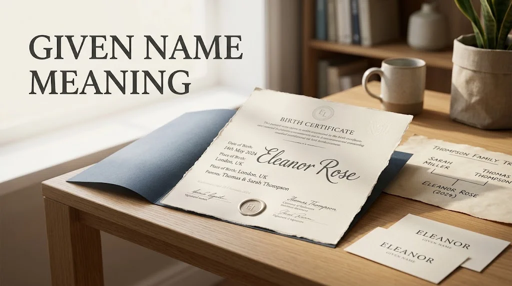 Given Name Meaning
