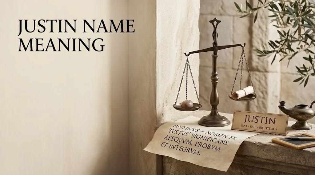 Justin Name Meaning
