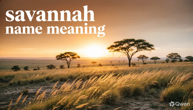 Savannah Name Meaning