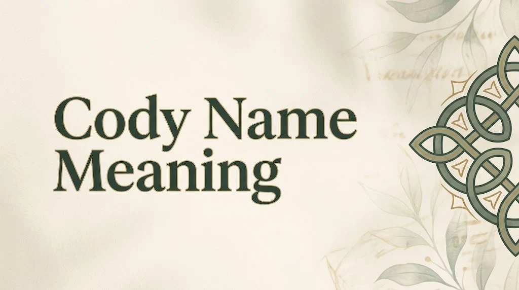 cody name meaning