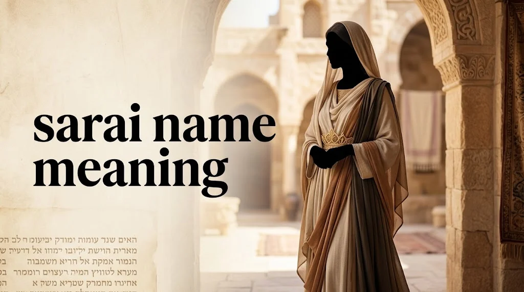 sarai name meaning