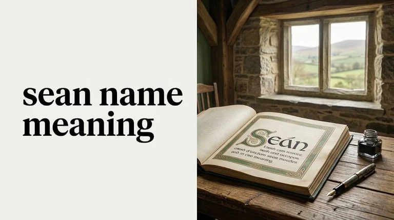 sean name meaning