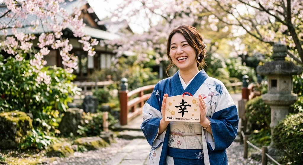 Yuki Meaning “Happiness” or “Good Fortune”
