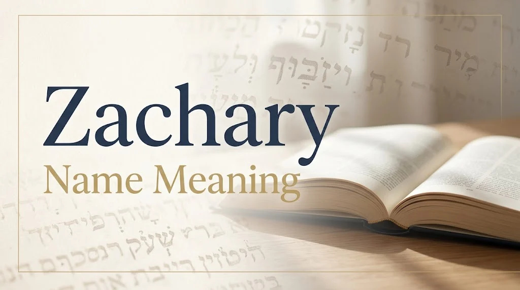 zachary name meaning
